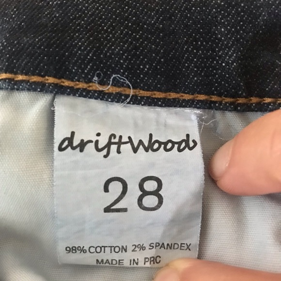 Driftwood Embroidered Skinny Denim Jeans - Picture 6 of 7